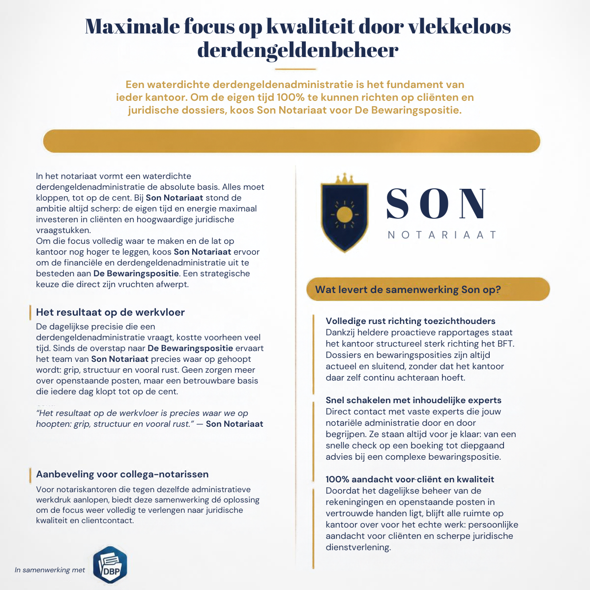 Case study Son Notariaat
