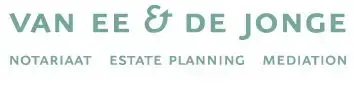 Logo Van Ee & De Jonge — notariaat, estate planning, mediation